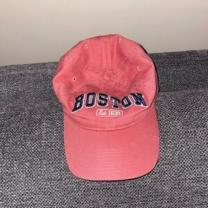 Chowdaheadz Red Boston baseball cap